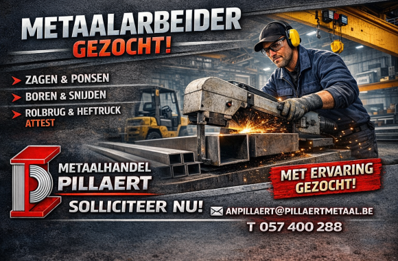 VACATURE METAALARBEIDER