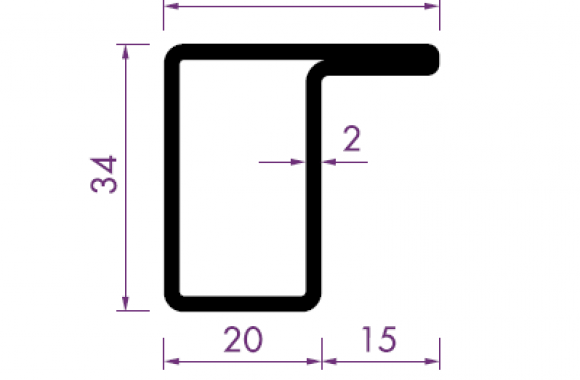 Raamprofiel 144 AA