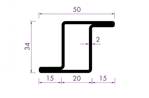 Raamprofiel 169 AA