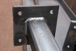 Kokers met kop- en voetplaten